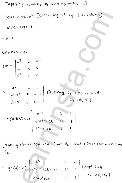 RD Sharma Class 12 Solutions Chapter 6 Determinants Ex 6.2 1.56