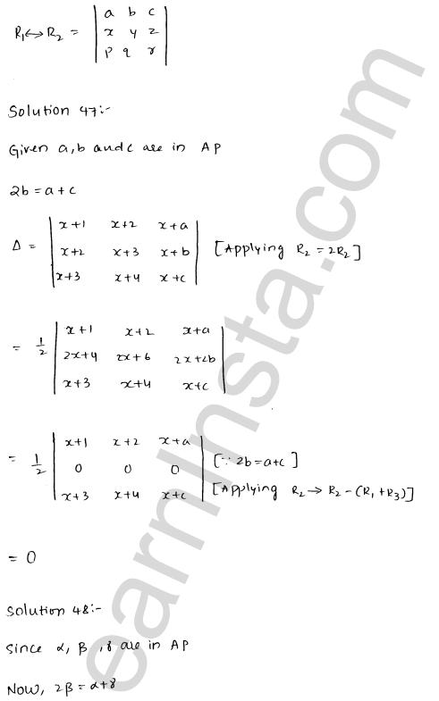 RD Sharma Class 12 Solutions Chapter 6 Determinants Ex 6.2 1.58