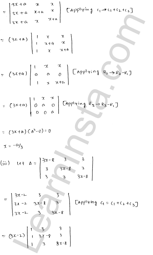 RD Sharma Class 12 Solutions Chapter 6 Determinants Ex 6.2 1.64