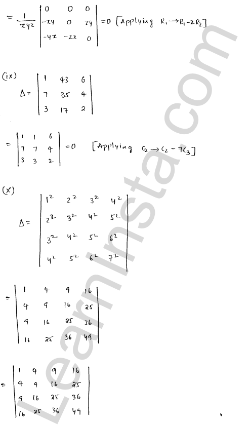 RD Sharma Class 12 Solutions Chapter 6 Determinants Ex 6.2 1.8