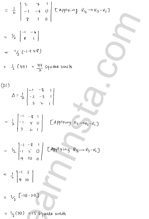 RD Sharma Class 12 Solutions Chapter 6 Determinants Ex 6.3 1.2