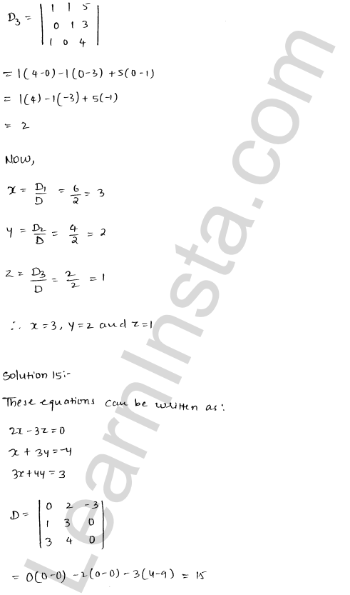 RD Sharma Class 12 Solutions Chapter 6 Determinants Ex 6.4 1.12