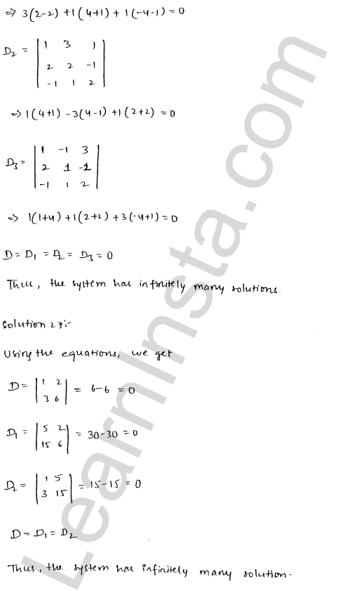 RD Sharma Class 12 Solutions Chapter 6 Determinants Ex 6.4 1.15