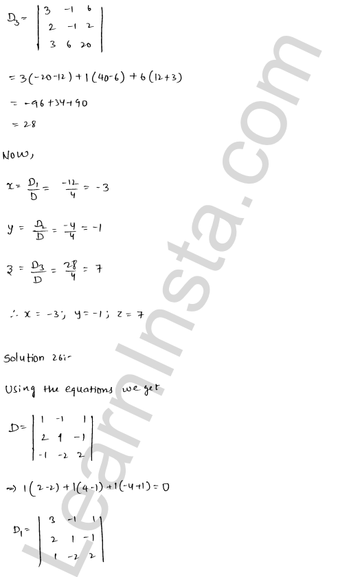 RD Sharma Class 12 Solutions Chapter 6 Determinants Ex 6.4 1.28