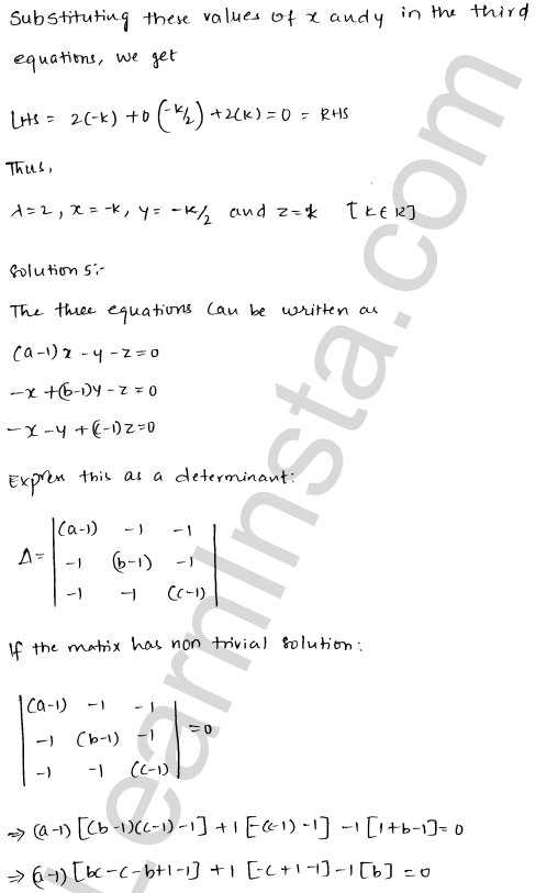 RD Sharma Class 12 Solutions Chapter 6 Determinants Ex 6.5 1.5