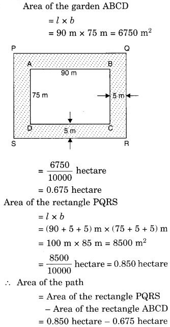 NCERT Solutions for Class 7 Maths Chapter 11 Perimeter and Area Ex 11.4 1