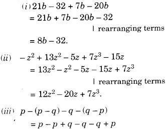 NCERT Solutions for Class 7 Maths Chapter 12 Algebraic Expressions Ex 12.2 1