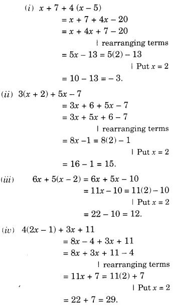 NCERT Solutions for Class 7 Maths Chapter 12 Algebraic Expressions Ex 12.3 8