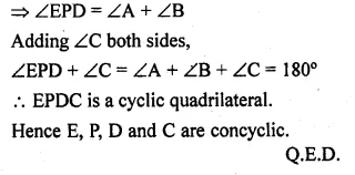 ML Aggarwal Class 10 Solutions for ICSE Maths Chapter 15 Circles Chapter Test Q15.6