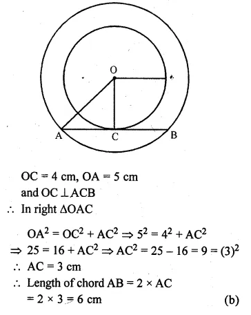 ML Aggarwal Class 10 Solutions for ICSE Maths Chapter 15 Circles MCQS Q17.1