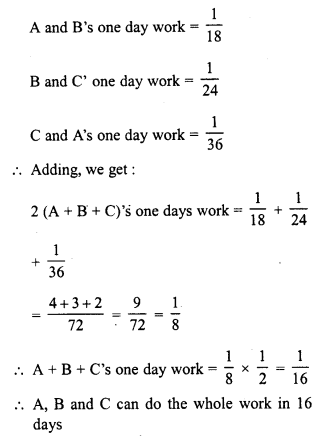 RD Sharma Class 8 Solutions Chapter 11 Time and Work Ex 11.1 5