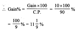 RD Sharma Class 8 Solutions Chapter 13 Profits, Loss, Discount and Value Added Tax (VAT) Ex 13.1 1