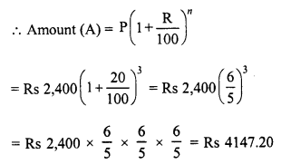 RD Sharma Class 8 Solutions Chapter 14 Compound Interest Ex 14.2 8