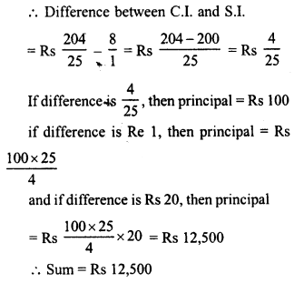 RD Sharma Class 8 Solutions Chapter 14 Compound Interest Ex 14.3 16