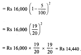 RD Sharma Class 8 Solutions Chapter 14 Compound Interest Ex 14.5 1
