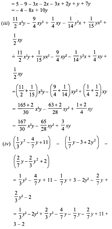 RD Sharma Class 8 Solutions Chapter 6 Algebraic Expressions and Identities Ex 6.2 22