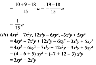 RD Sharma Class 8 Solutions Chapter 6 Algebraic Expressions and Identities Ex 6.2 4