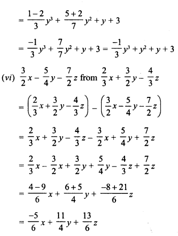 RD Sharma Class 8 Solutions Chapter 6 Algebraic Expressions and Identities Ex 6.2 9