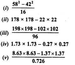 RD Sharma Class 8 Solutions Chapter 6 Algebraic Expressions and Identities Ex 6.6 8