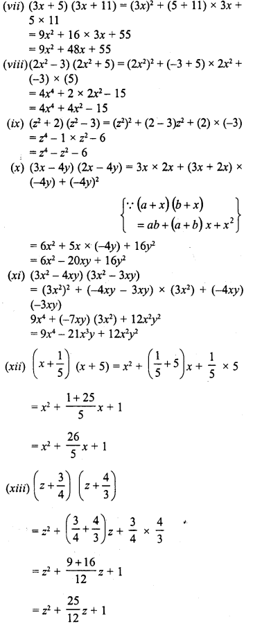 RD Sharma Class 8 Solutions Chapter 6 Algebraic Expressions and Identities Ex 6.7 3