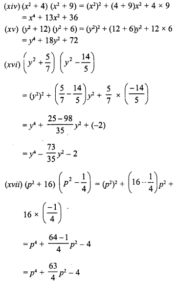 RD Sharma Class 8 Solutions Chapter 6 Algebraic Expressions and Identities Ex 6.7 4