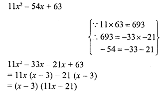 RD Sharma Class 8 Solutions Chapter 7 Factorizations Ex 7.8 10