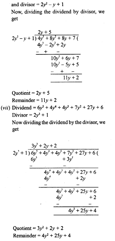 RD Sharma Class 8 Solutions Chapter 8 Division of Algebraic Expressions Ex 8.4 33