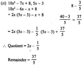 RD Sharma Class 8 Solutions Chapter 8 Division of Algebraic Expressions Ex 8.5 1