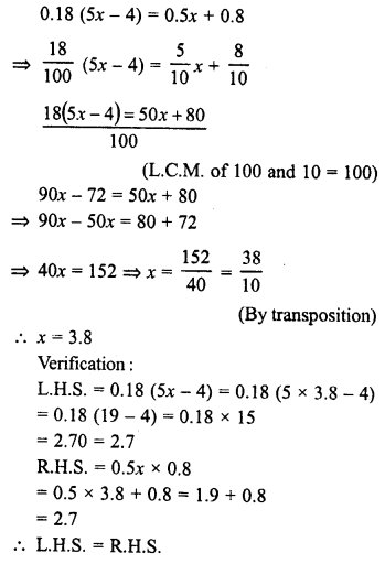 RD Sharma Class 8 Solutions Chapter 9 Linear Equations in One Variable Ex 9.2 29