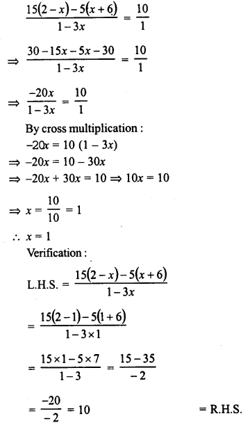 RD Sharma Class 8 Solutions Chapter 9 Linear Equations in One Variable Ex 9.3 52