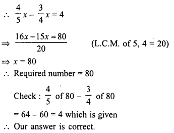 RD Sharma Class 8 Solutions Chapter 9 Linear Equations in One Variable Ex 9.4 1