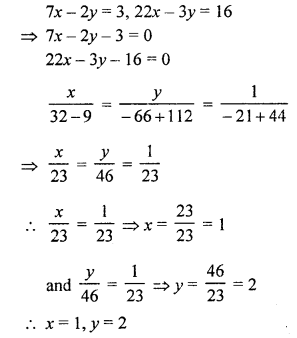 RS Aggarwal Class 10 Solutions Chapter 3 Linear equations in two variables Ex 3C 8