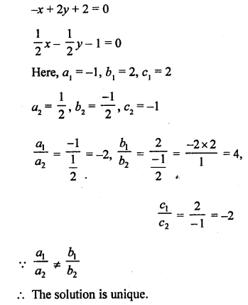 RS Aggarwal Class 10 Solutions Chapter 3 Linear equations in two variables Test Yourself 6