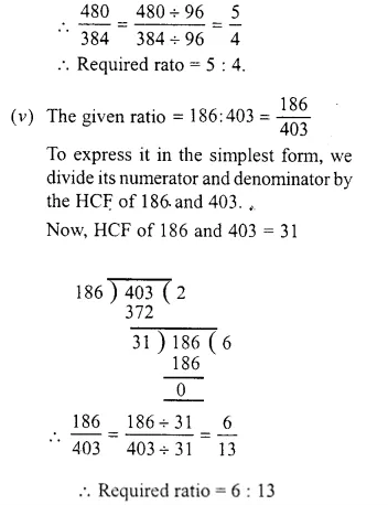 RS Aggarwal Class 6 Solutions Chapter 10 Ratio, Proportion and Unitary Method Ex 10A Q2.4