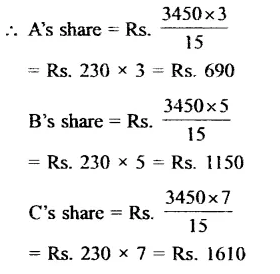 RS Aggarwal Class 6 Solutions Chapter 10 Ratio, Proportion and Unitary Method Ex 10A Q9.1