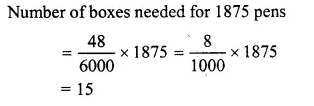RS Aggarwal Class 6 Solutions Chapter 10 Ratio, Proportion and Unitary Method Ex 10C Q15.1