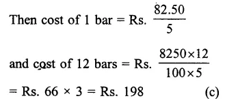 RS Aggarwal Class 6 Solutions Chapter 10 Ratio, Proportion and Unitary Method Ex 10D Q20.1