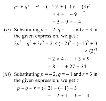 RS Aggarwal Class 6 Solutions Chapter 8 Algebraic Expressions Ex 8B Q3.1