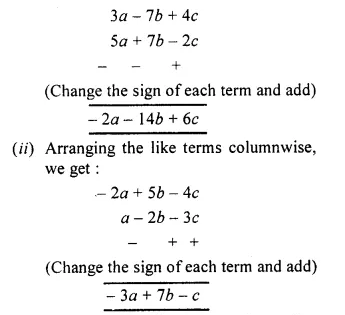 RS Aggarwal Class 6 Solutions Chapter 8 Algebraic Expressions Ex 8C Q5.1