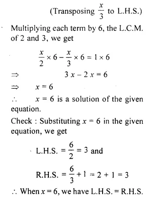 RS Aggarwal Class 6 Solutions Chapter 9 Linear Equations in One Variable Ex 9B Q14.1