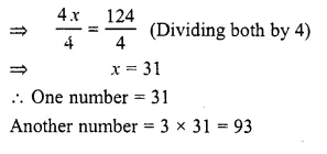 RS Aggarwal Class 6 Solutions Chapter 9 Linear Equations in One Variable Ex 9C Q8.1