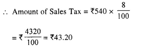 Selina Concise Mathematics Class 10 ICSE Solutions Chapter 1 Value Added Tax Ex 1A 1.1