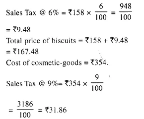 Selina Concise Mathematics Class 10 ICSE Solutions Chapter 1 Value Added Tax Ex 1A 4.1
