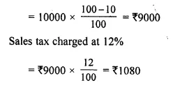 Selina Concise Mathematics Class 10 ICSE Solutions Chapter 1 Value Added Tax Ex 1B 12.2