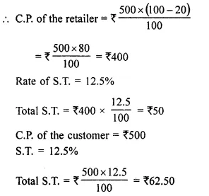 Selina Concise Mathematics Class 10 ICSE Solutions Chapter 1 Value Added Tax Ex 1C 2.1