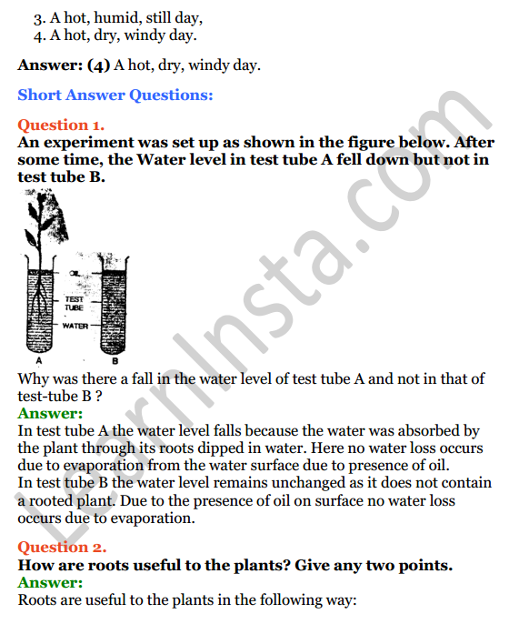 Selina Concise Biology Class 8 ICSE Solutions Chapter 1 Transportation in Plants 3