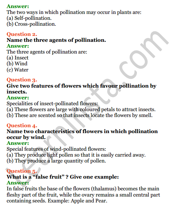 Selina Concise Biology Class 8 ICSE Solutions Chapter 2 Reproduction in Plants 2