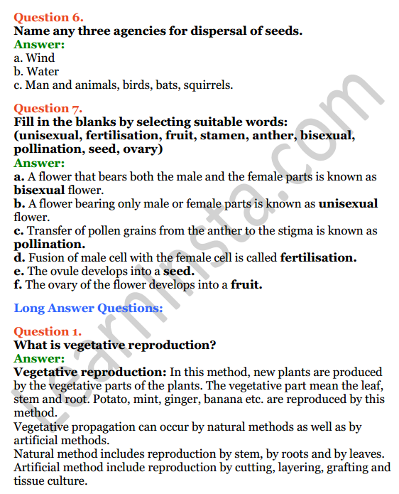 Selina Concise Biology Class 8 ICSE Solutions Chapter 2 Reproduction in Plants 3