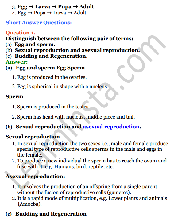 Selina Concise Biology Class 8 ICSE Solutions Chapter 3 Reproduction in Humans 2