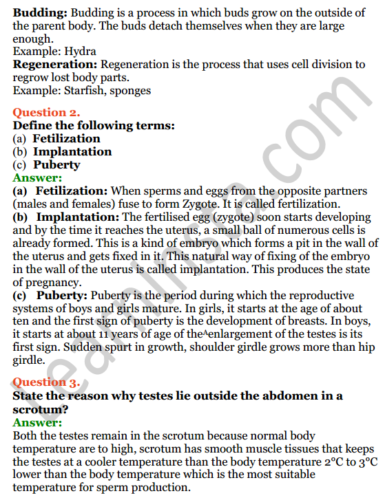 Selina Concise Biology Class 8 ICSE Solutions Chapter 3 Reproduction in Humans 3